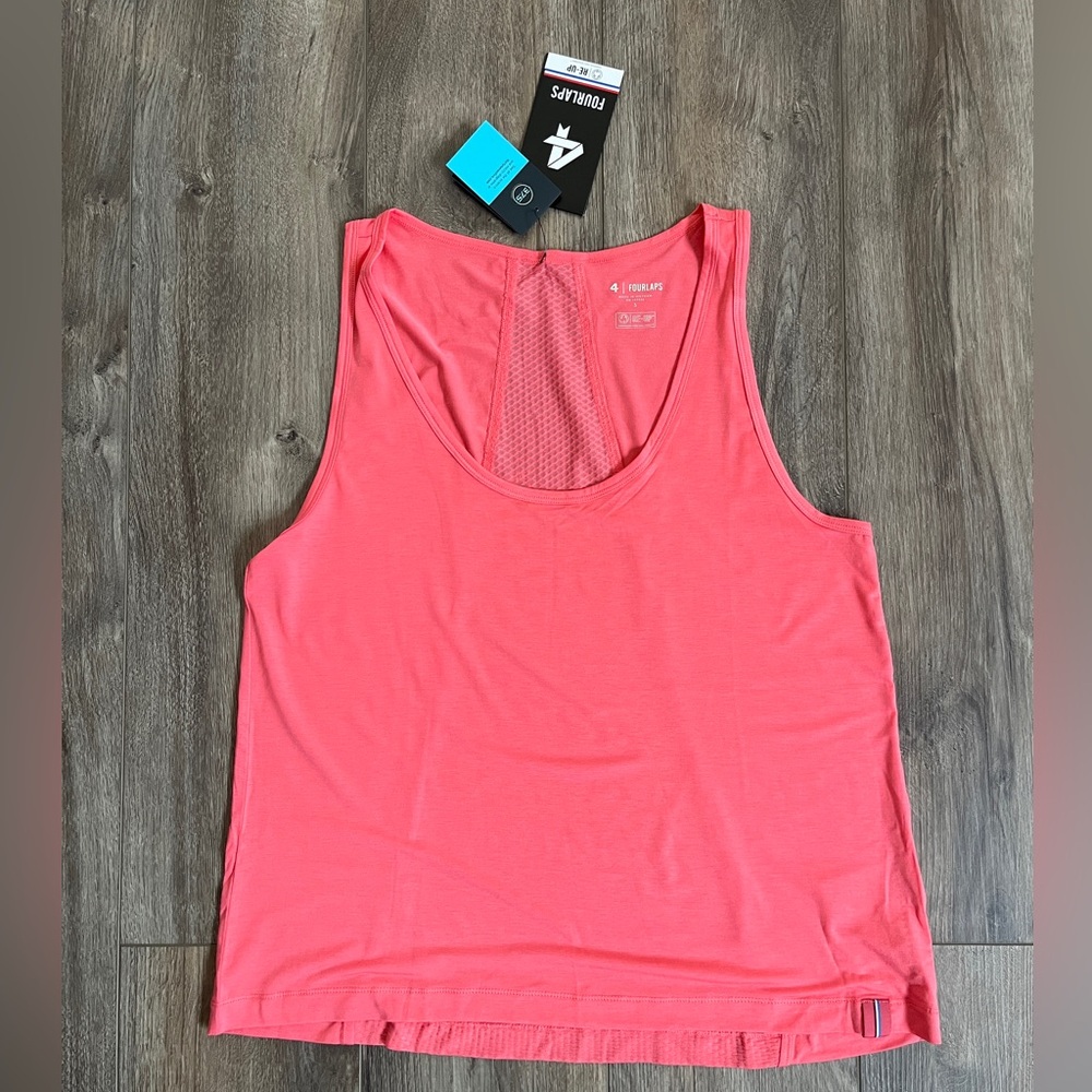 NWT FourLaps Coral Surge Tank Top